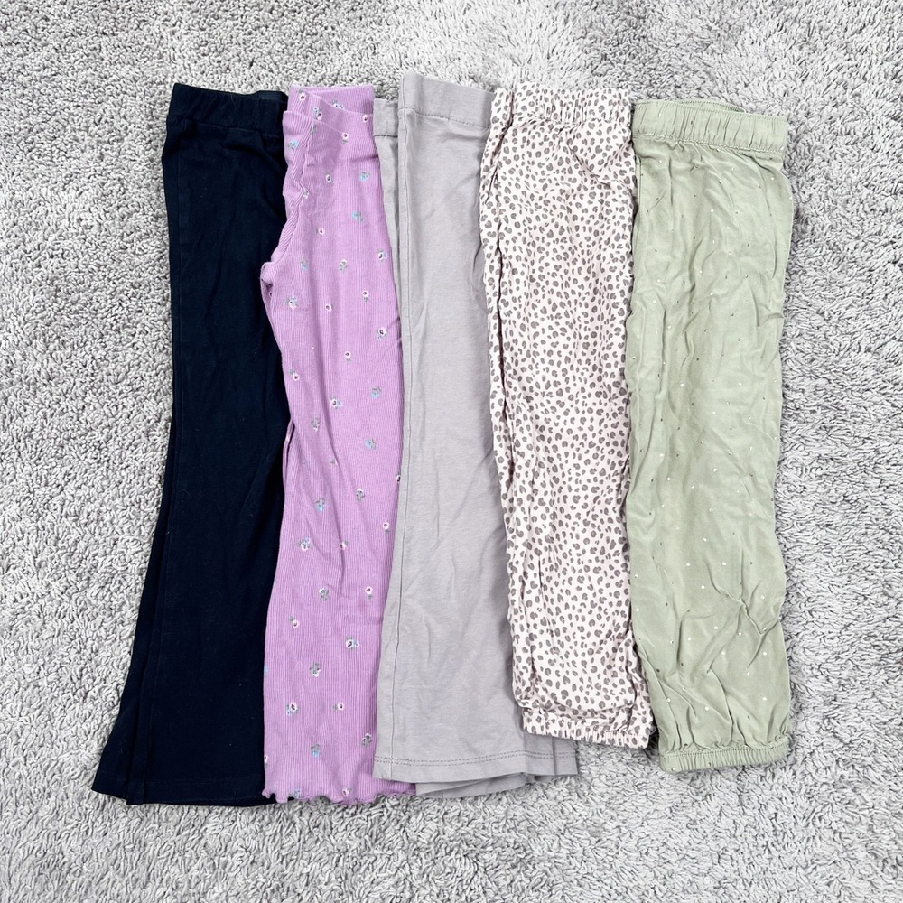 Toddler Girl Lot of 5 Pants Sz 4T